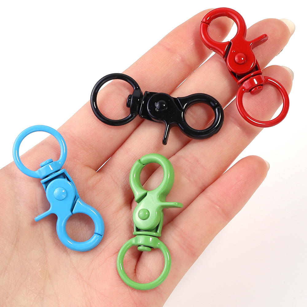 5Pcs/Lot Colorful Swivel Lobst – Jewelry Making Metal Supplies recenzja i cena