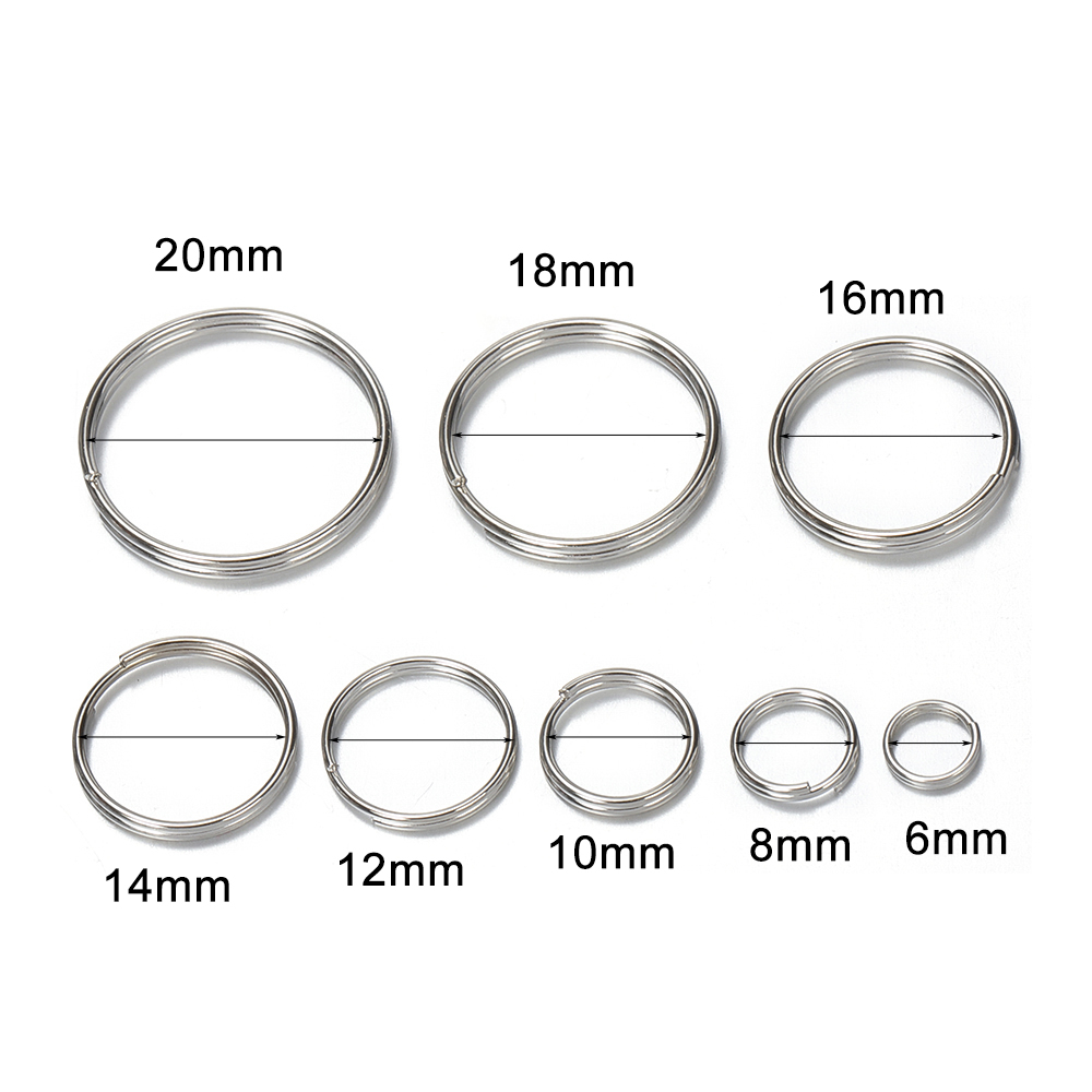 50pcs 6/8/10/12/14/16/18/20mm  – Jewelry Making Jump Rings recenzja i cena
