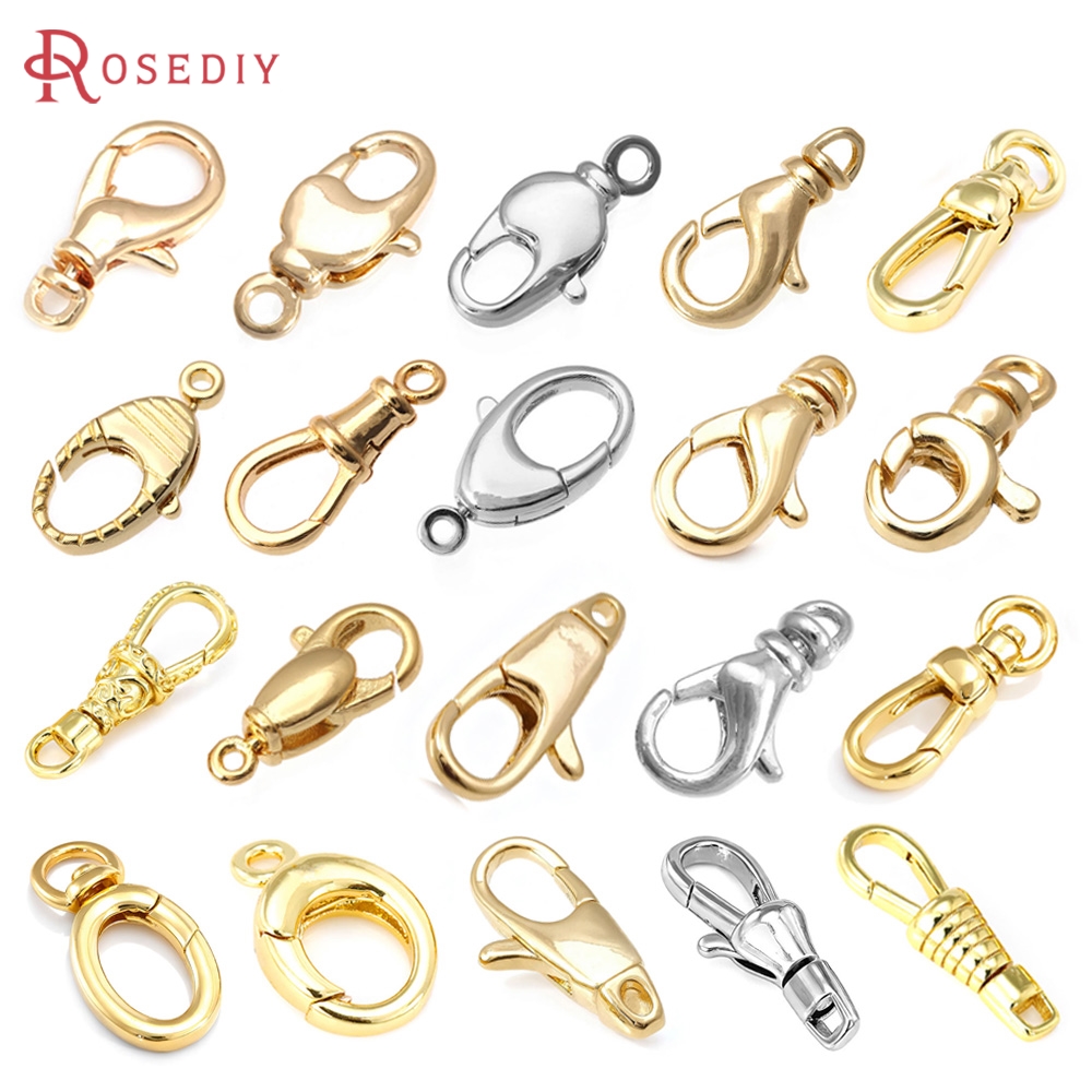 18K Gold Color Brass Rotatable – Jewelry Making Metal Supplies recenzja i cena