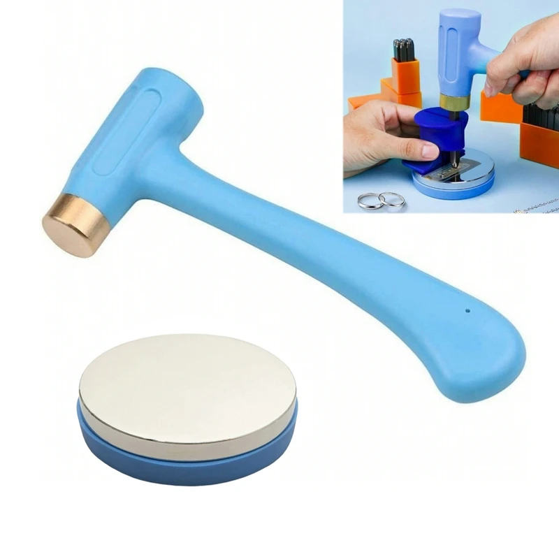 Metal Leather Stamping Kit For – Jewelry Making Hammer recenzja i cena
