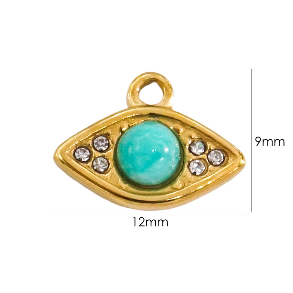3Pcs Natural Stone Beads Eye S – Jewelry Making With Stones recenzja i cena
