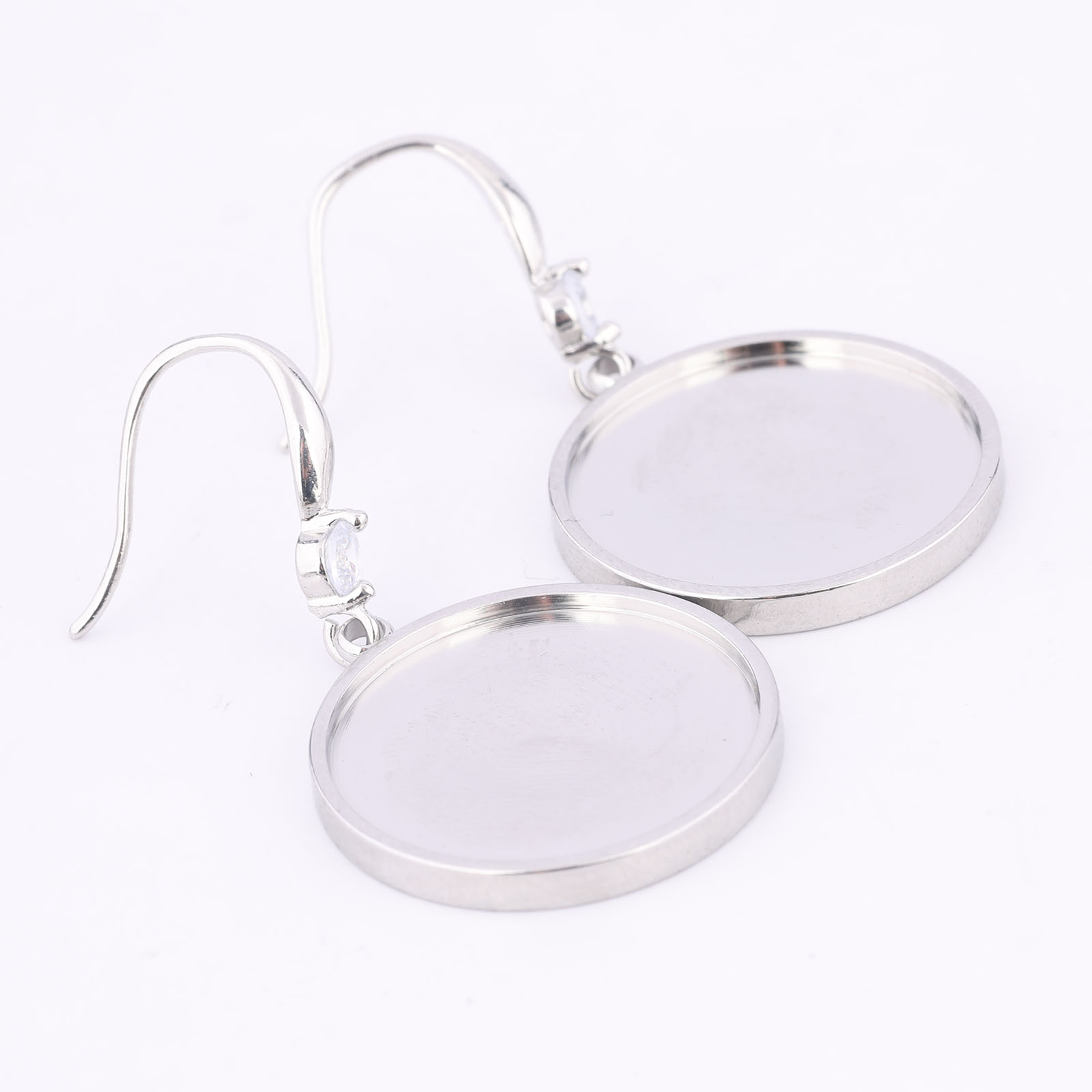 6pcs Stainless Steel Fit 20mm  – Jewelry Making With Stones recenzja i cena