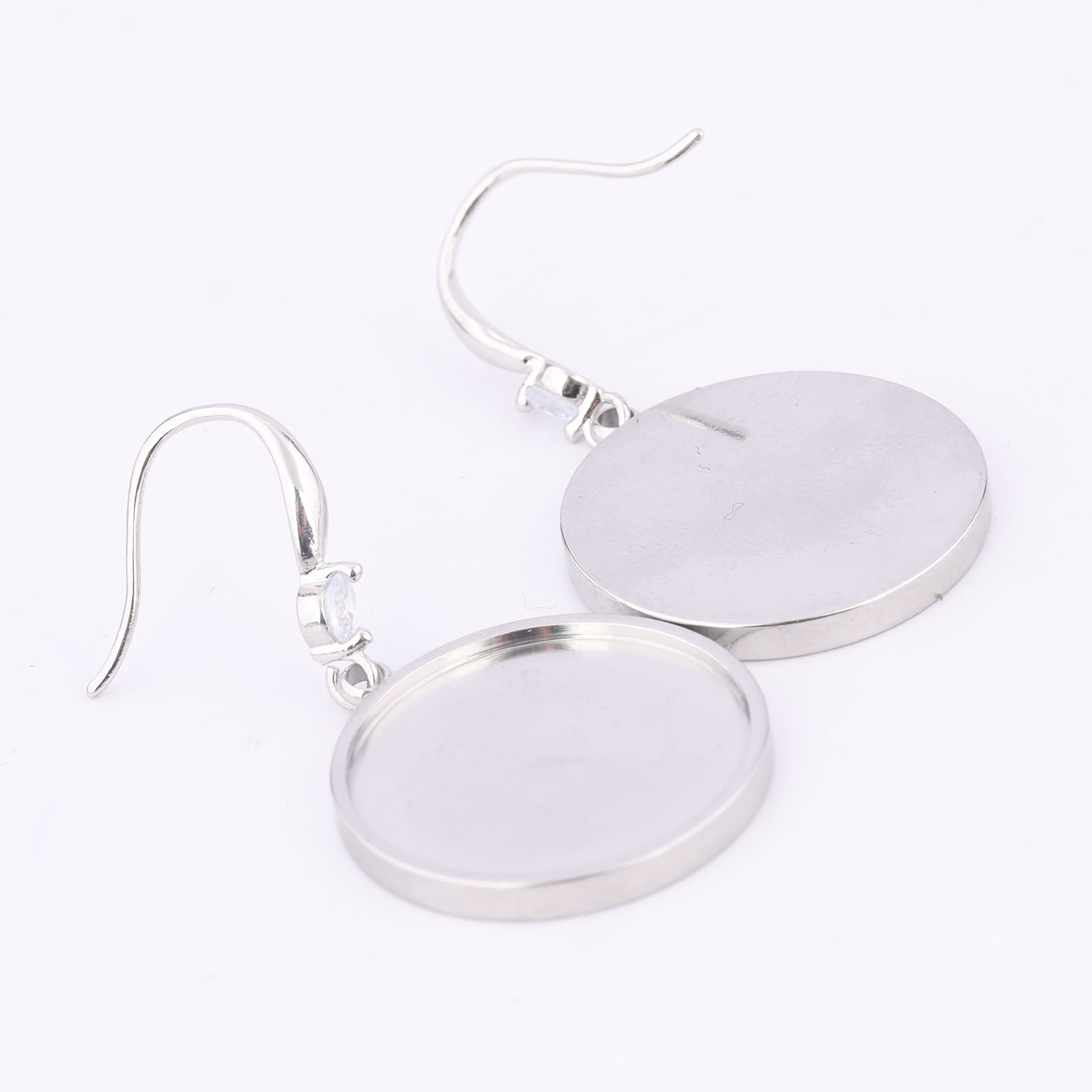 6pcs Stainless Steel Fit 20mm  – Jewelry Making With Stones recenzja i cena