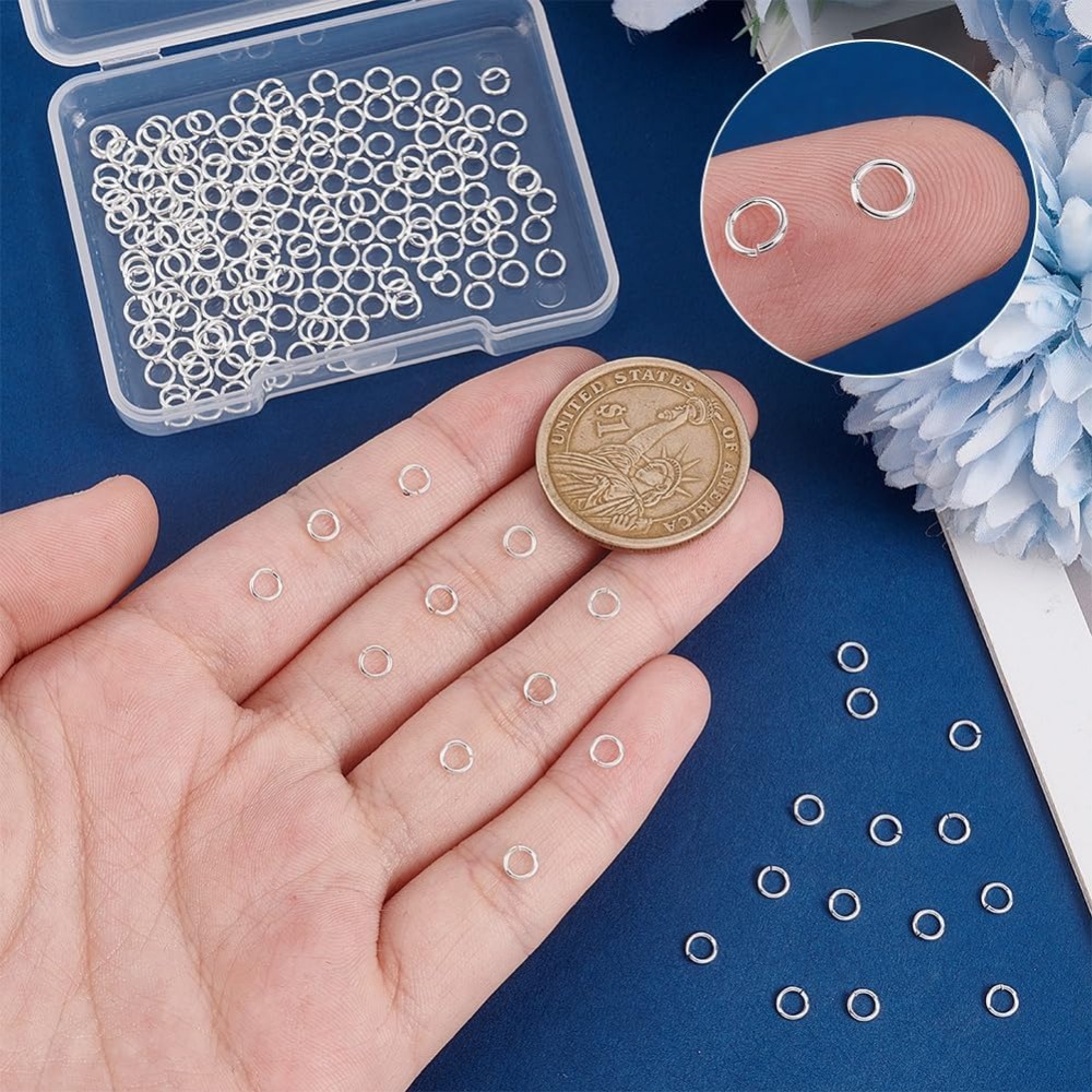 200pcs 925 Sterling Silver Pla – Jewelry Making Jump Rings recenzja i cena