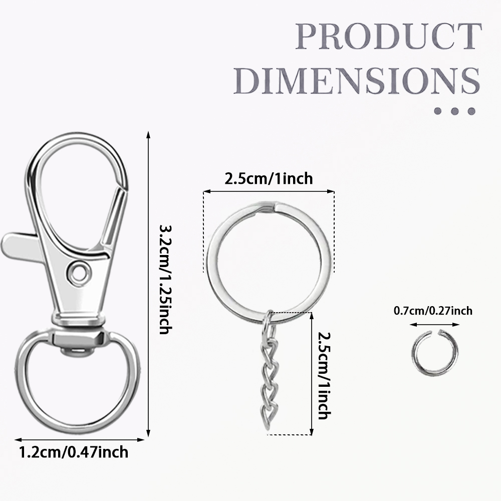 15/30 Set Swivel Lobster Clasp – Jewelry Making Jump Rings recenzja i cena