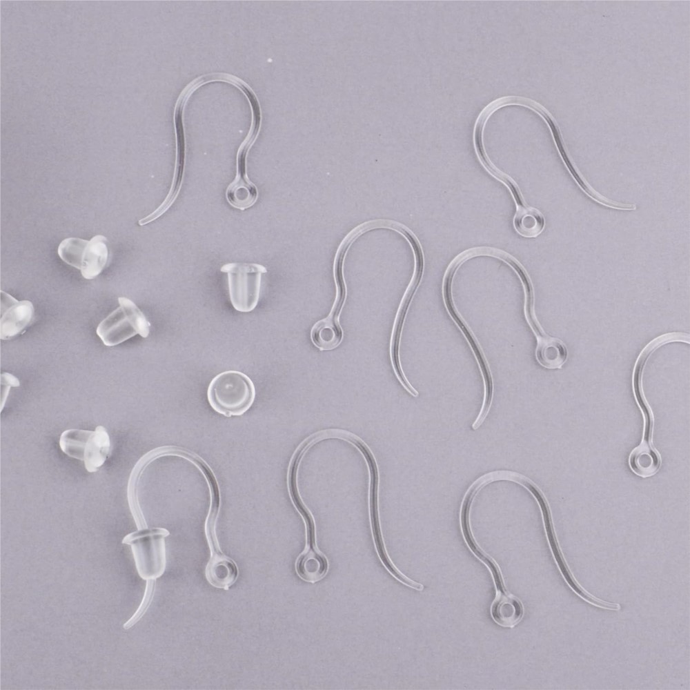 40pcs Clear Plastic Earring Ho – Jewelry Making Kit For Adults recenzja i cena