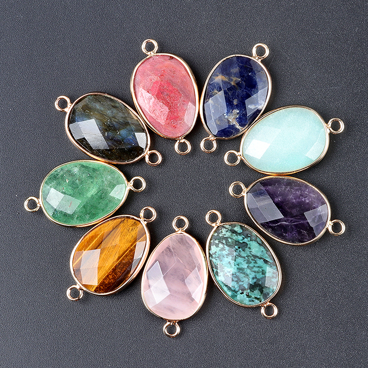 10pcs Natural Stone Pendant Co – Jewelry Making With Stones recenzja i cena