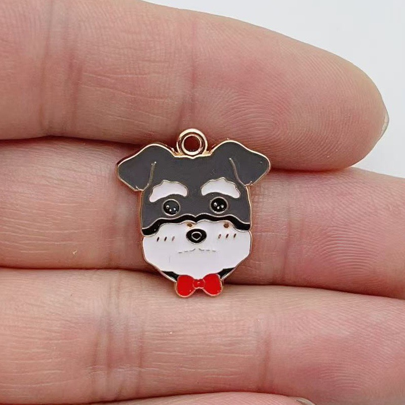 12pcs cartoon pet spotted dog  – Jewelry Making Party recenzja i cena