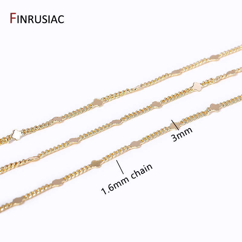 14K Gold Plated Brass Sequins  – Chain Roll Cable recenzja i cena