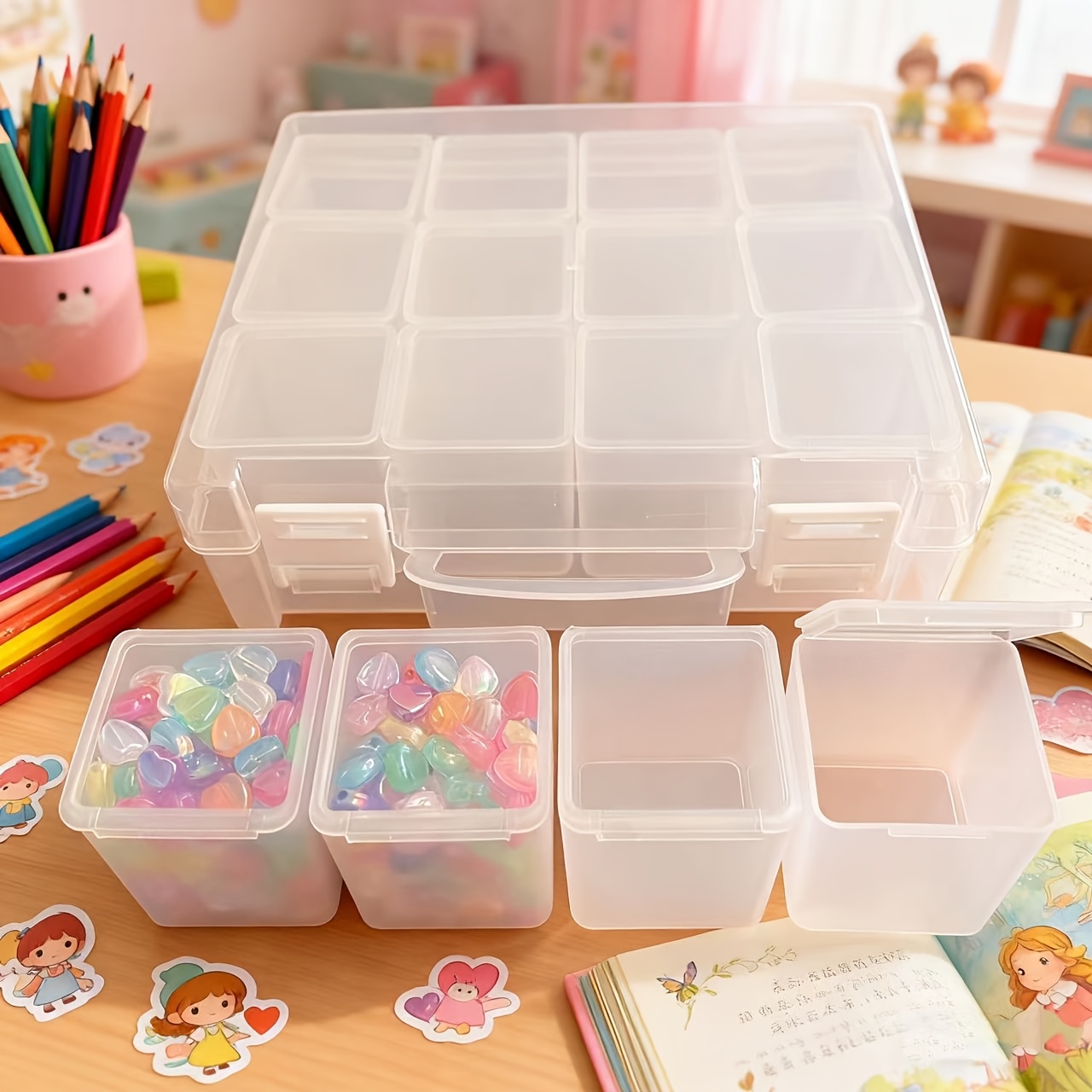 12-Grid Large Capacity Plastic – Jewelry Making Organizer recenzja i cena