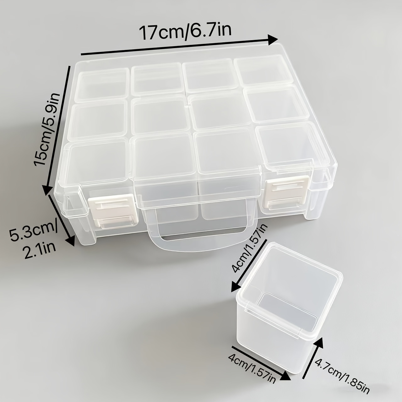 12-Grid Large Capacity Plastic – Jewelry Making Organizer recenzja i cena