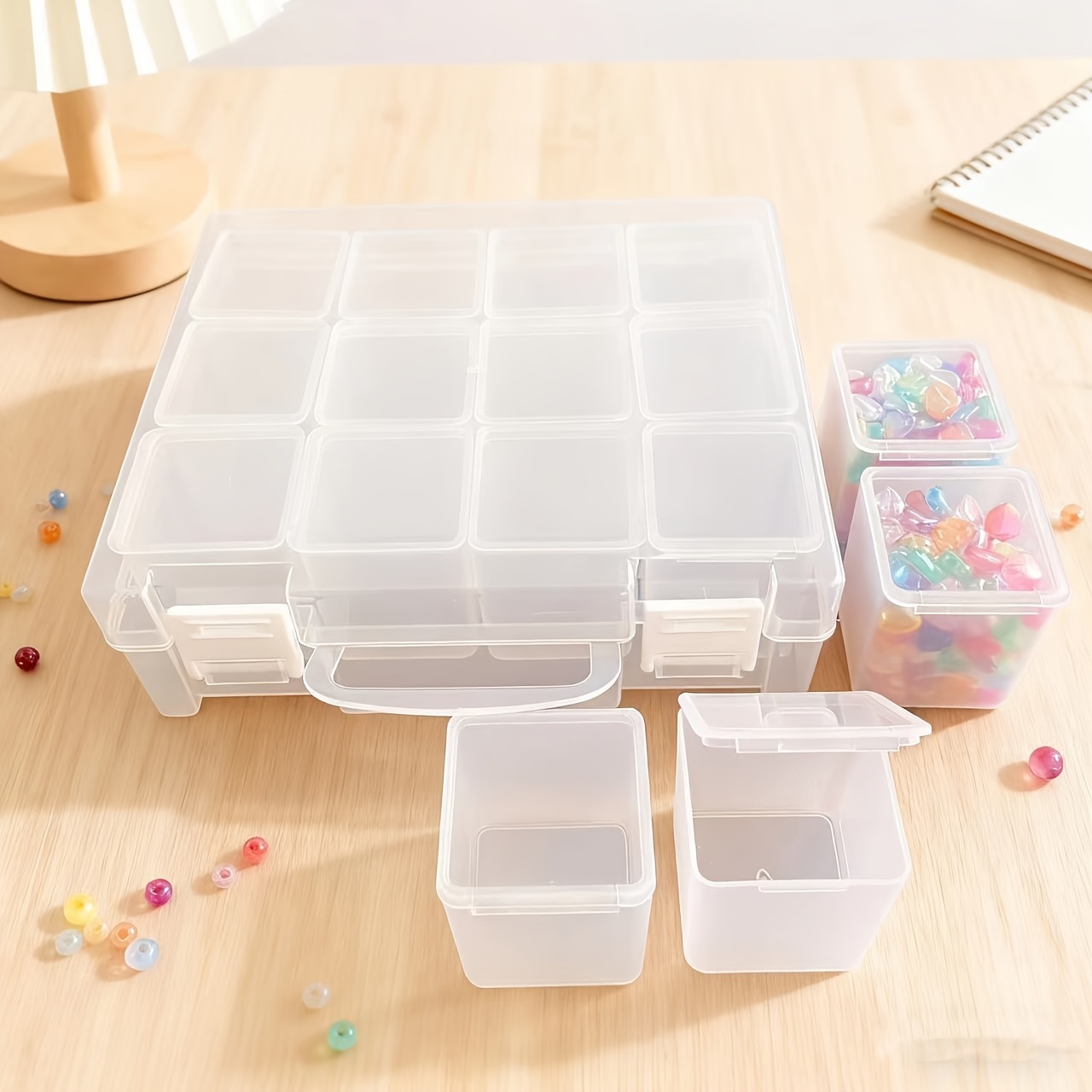 12-Grid Large Capacity Plastic – Jewelry Making Organizer recenzja i cena