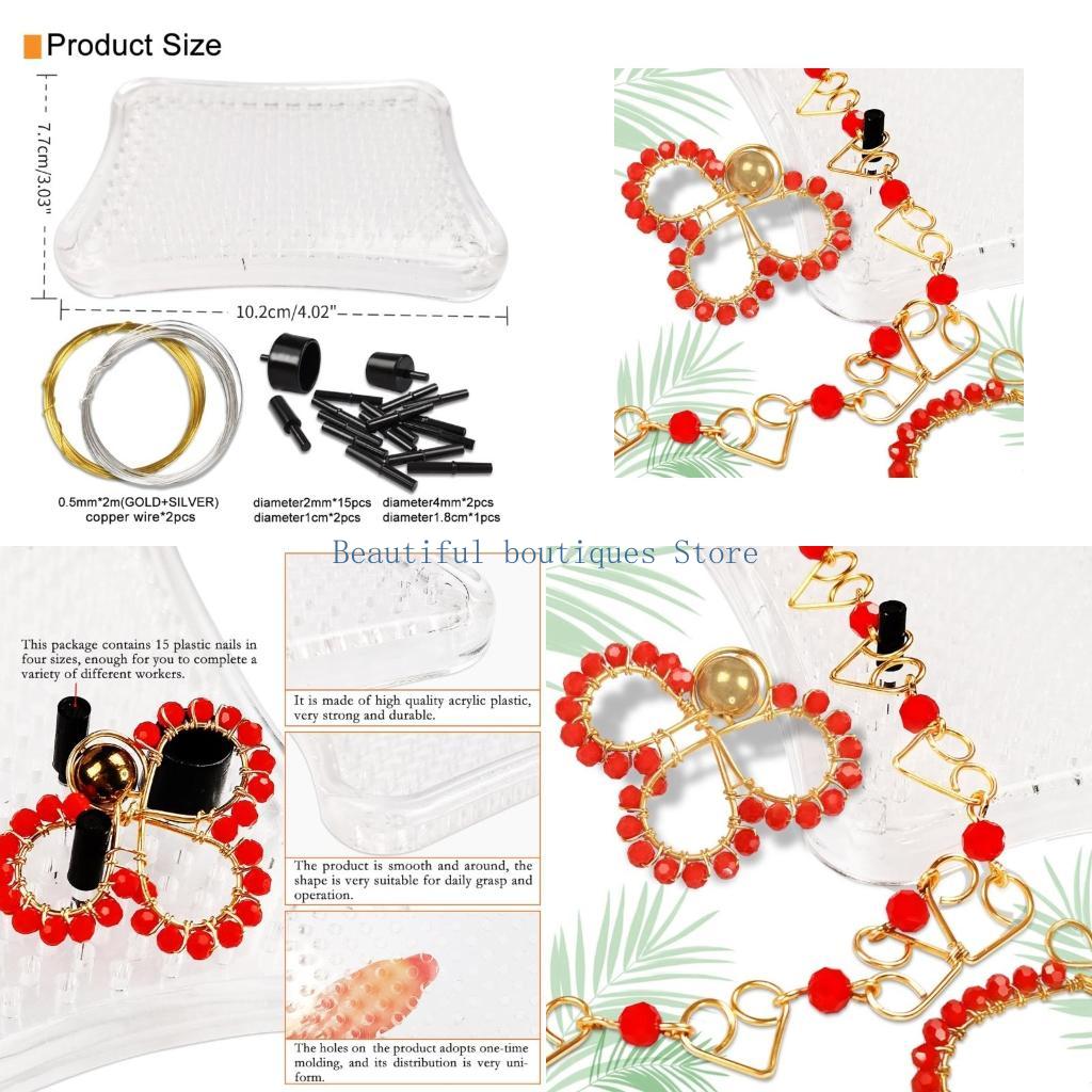 U4LF Wire Beading Jig Wire Sha – Wire Jewelry Making Jig recenzja i cena