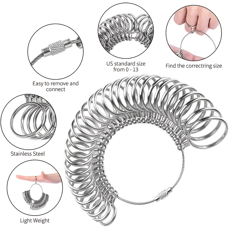 3pcs Stainless Steel Ring Size – Jewelry Making For Beginners recenzja i cena