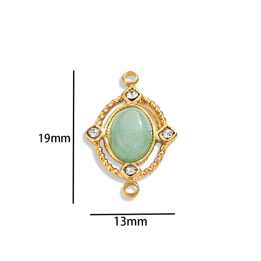 1Piece  Vintage Enamel Natural – Jewelry Making With Stones recenzja i cena