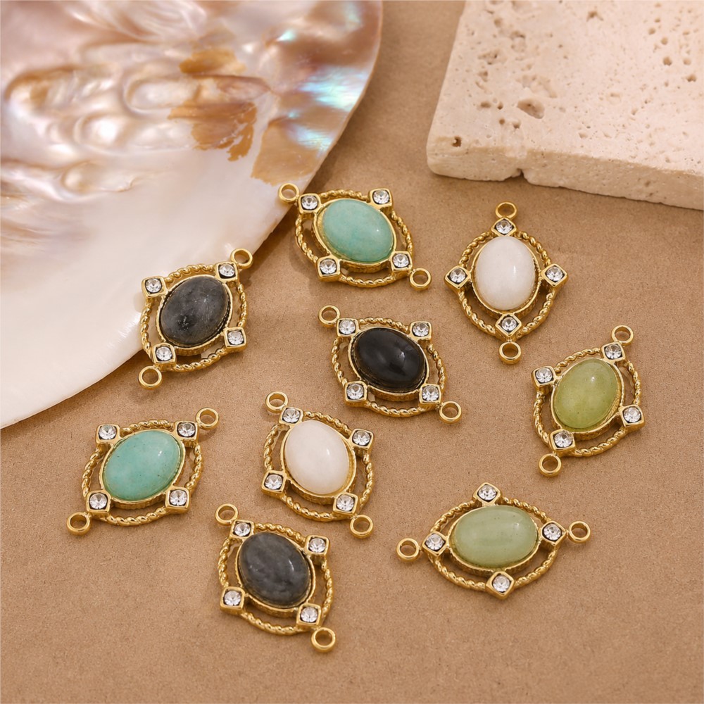1Piece  Vintage Enamel Natural – Jewelry Making With Stones recenzja i cena