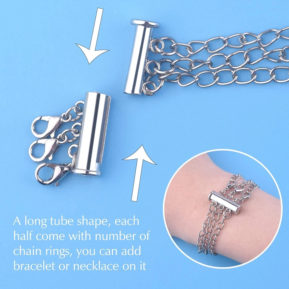 2pcs Multi Strand Necklace Lay – Jewelry Making Kit For Adults recenzja i cena