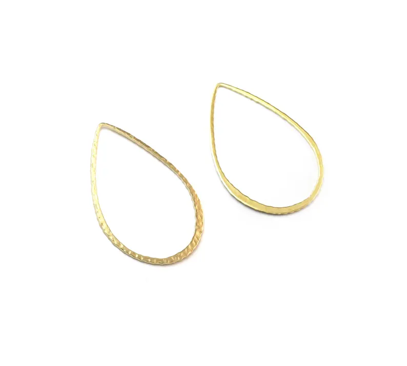 10pcs Hammered Teardrop Charm, – Jewelry Making Hammer recenzja i cena
