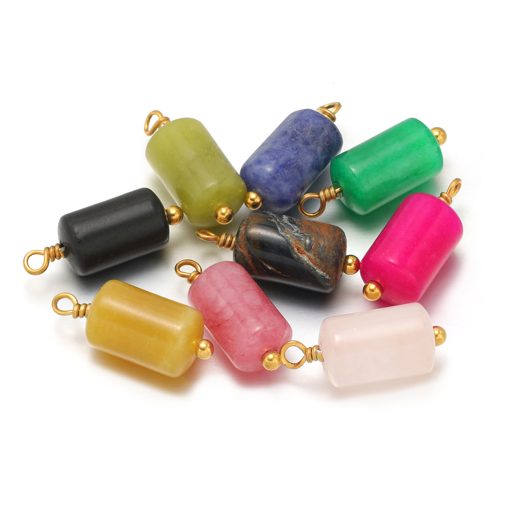 10pcs Stainless Steel Natural  – Jewelry Making With Stones recenzja i cena