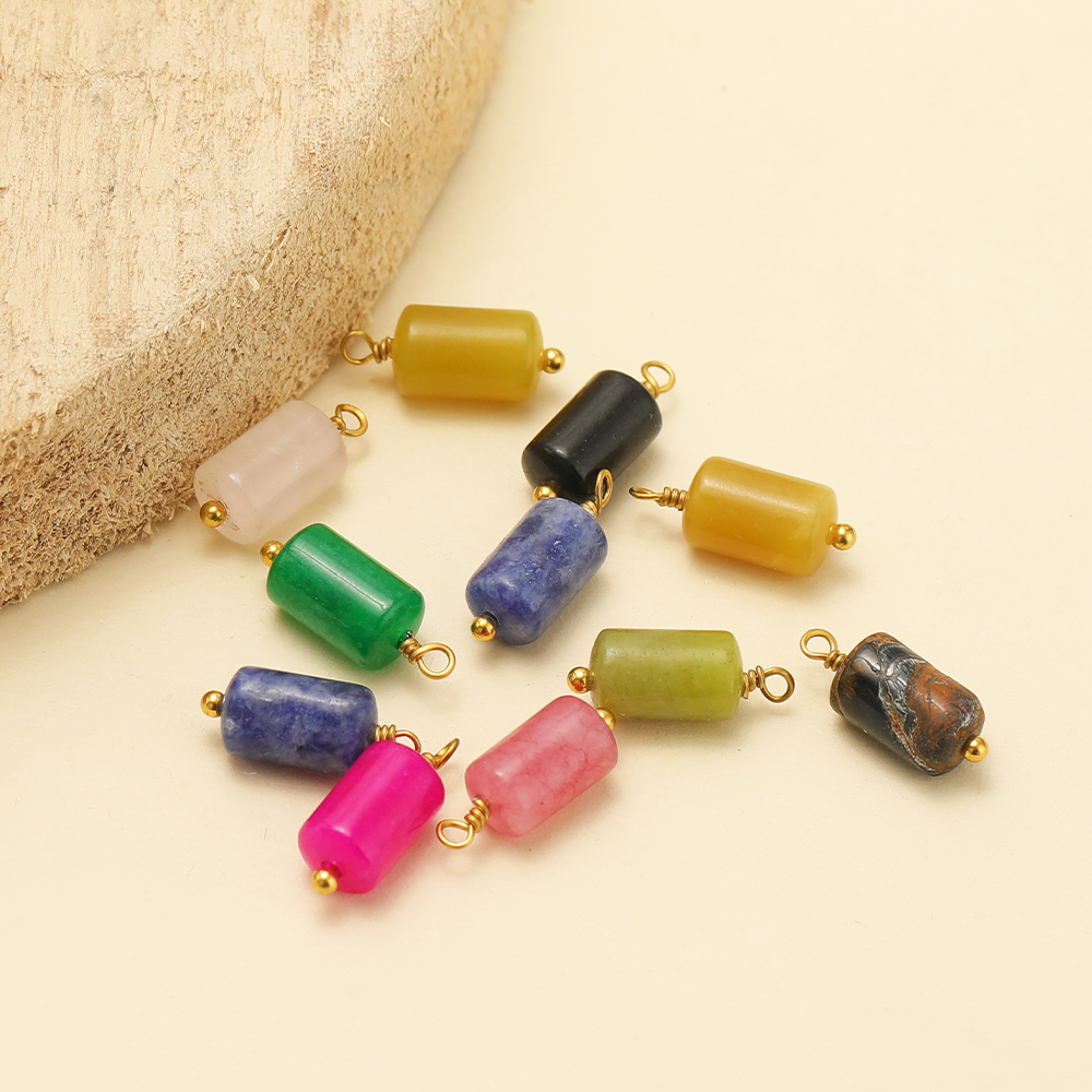 10pcs Stainless Steel Natural  – Jewelry Making With Stones recenzja i cena