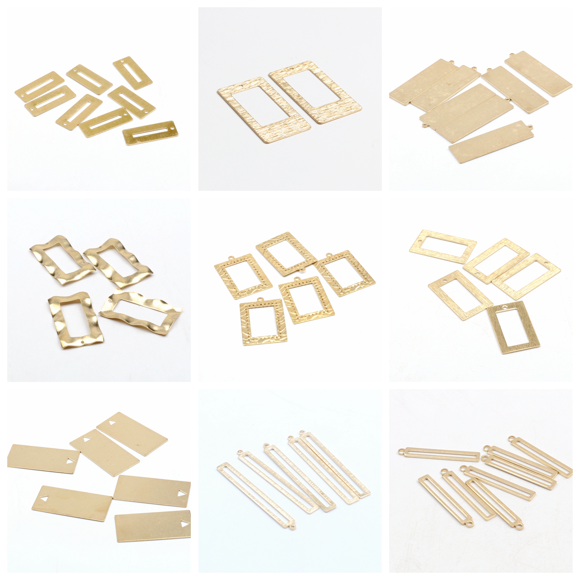 Hammered Brass Charms,Rectangl – Jewelry Making Hammer recenzja i cena