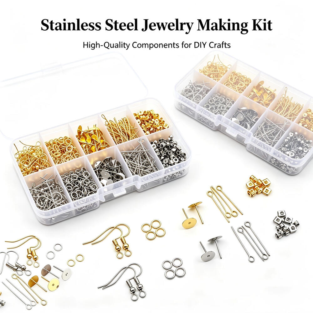 1 Set Box Ear Hook Single Loop – Jewelry Making Organizer recenzja i cena