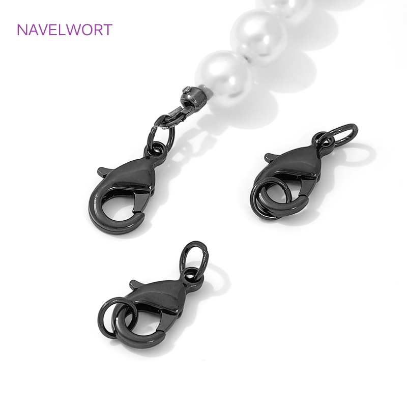 Black Color Brass Lobster Clas – Jewelry Making Metal Supplies recenzja i cena