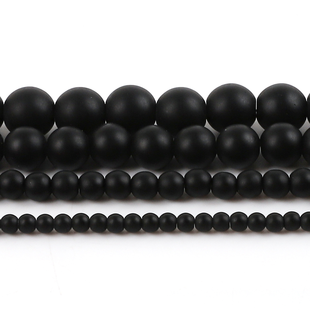 Black Frosted Matte Glass Bead – Jewelry Making With Stones recenzja i cena
